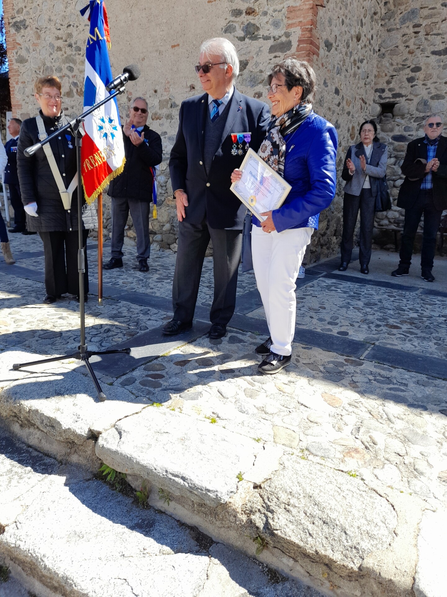 Cérémonie mémorielle et solennelle en présence de l’ANMONM66 à Bourg-Madame