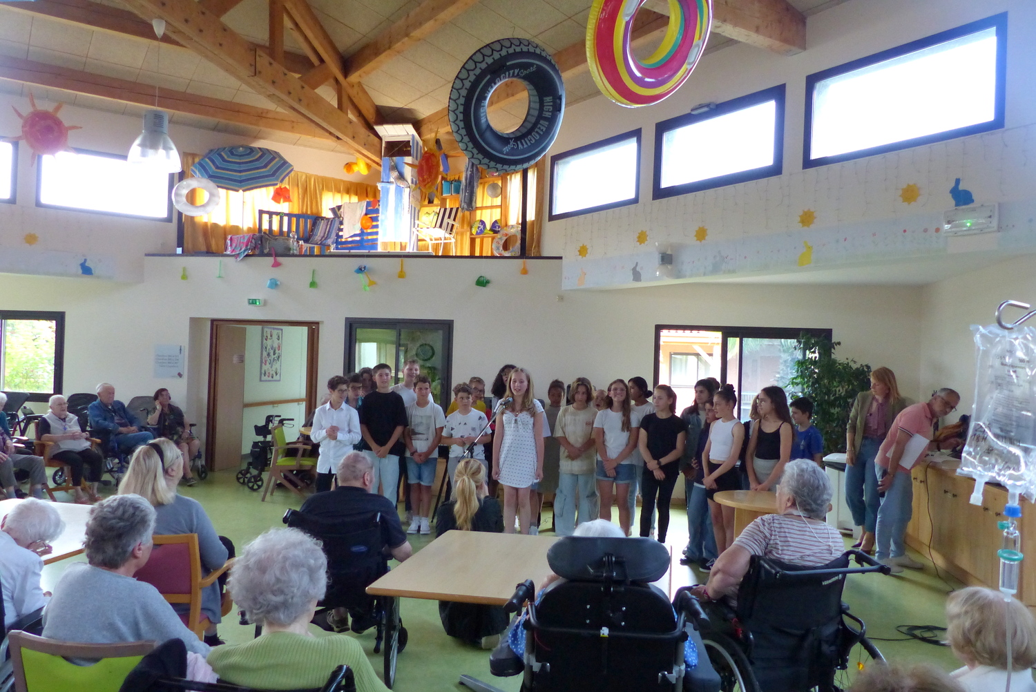 Concert musical « Vivre ensemble » à l’Ehpad les Capucines à Argeles sur Mer