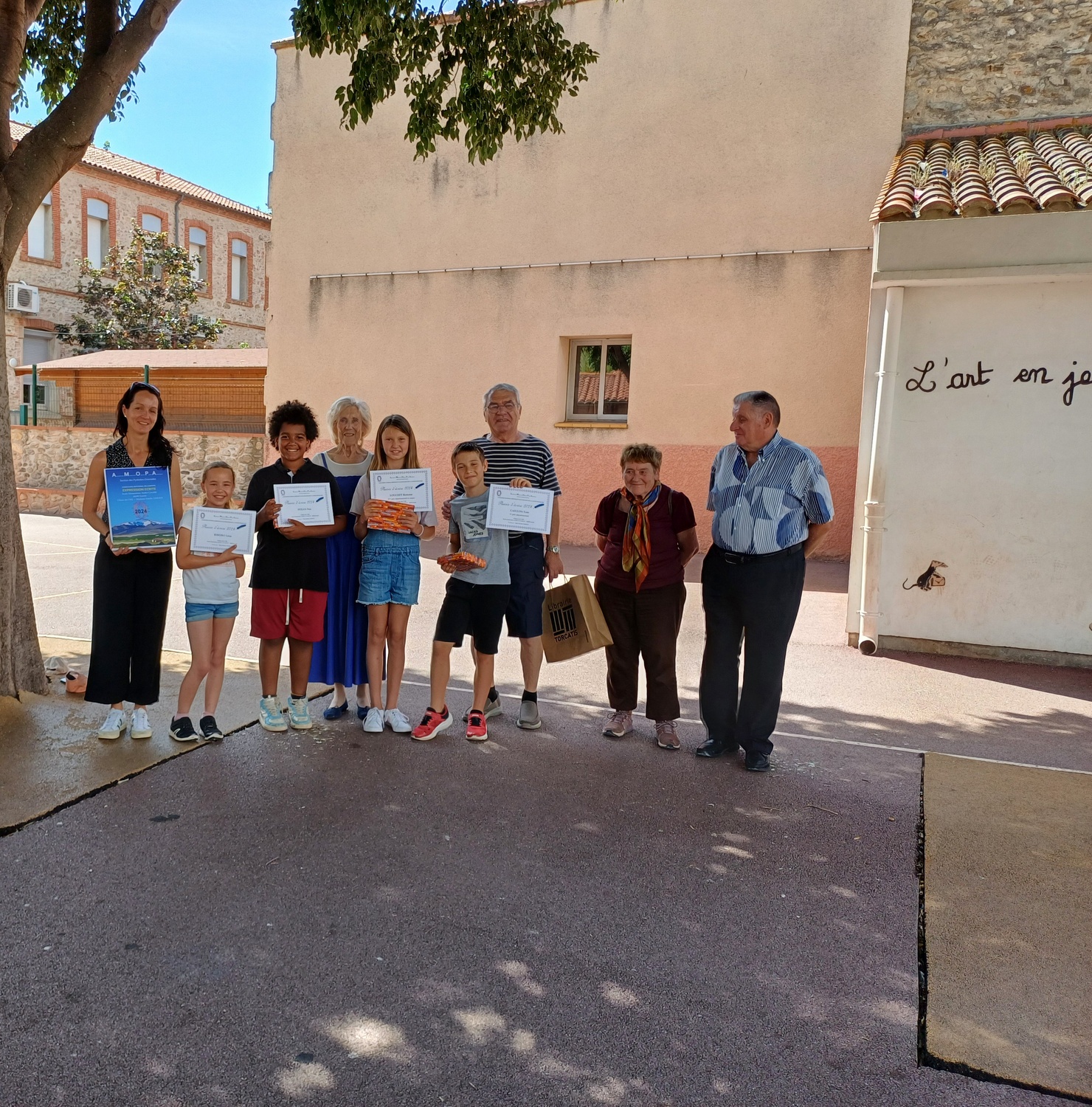 Remise de prix au concours « Plaisir d’écrire » à l’école Cavaillé de Sorède