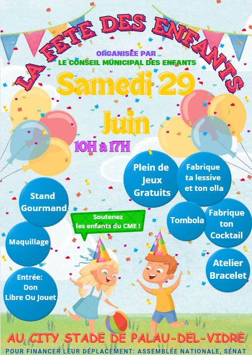 La fête des enfants à Palau del Vidre