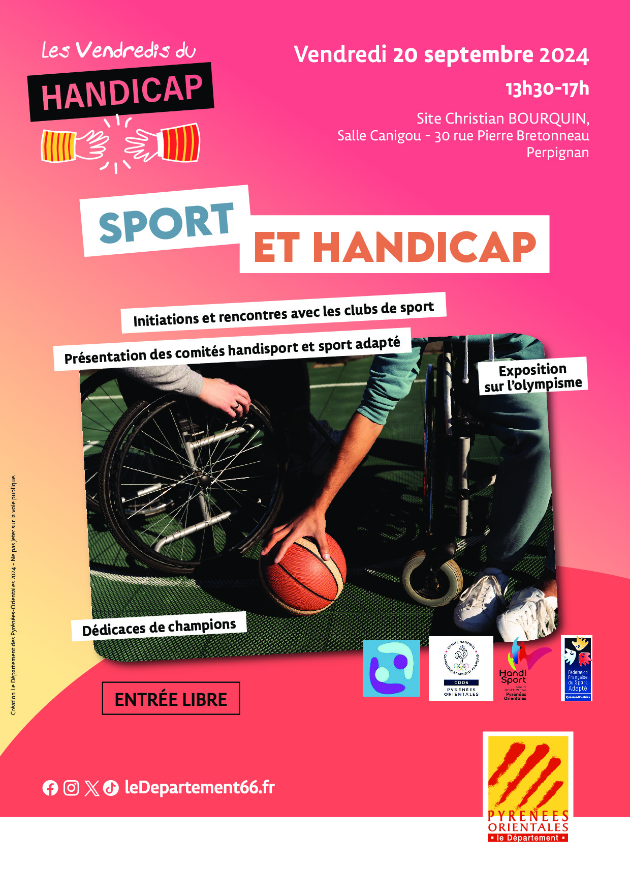 Sensibilisation « Sport et Handicap » à Perpignan