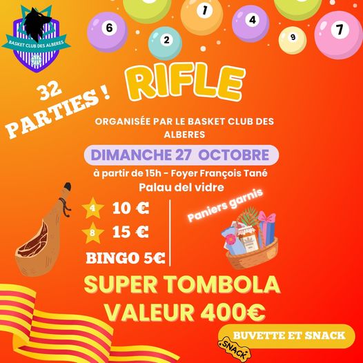 Rifle du basket Club des Albères à Palau del Vidre