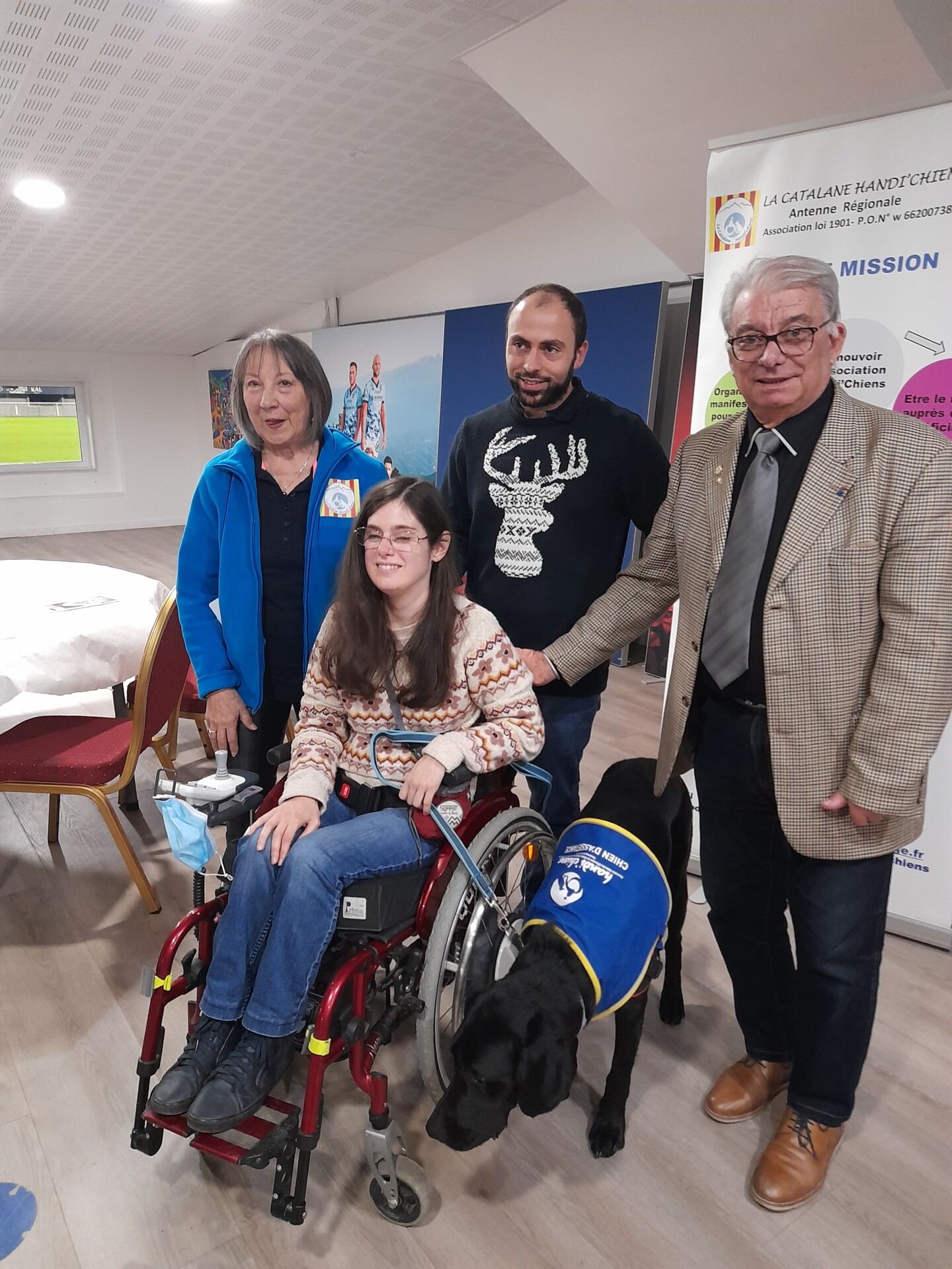 Cérémonie « La Catalane Handi’chiens à Perpignan