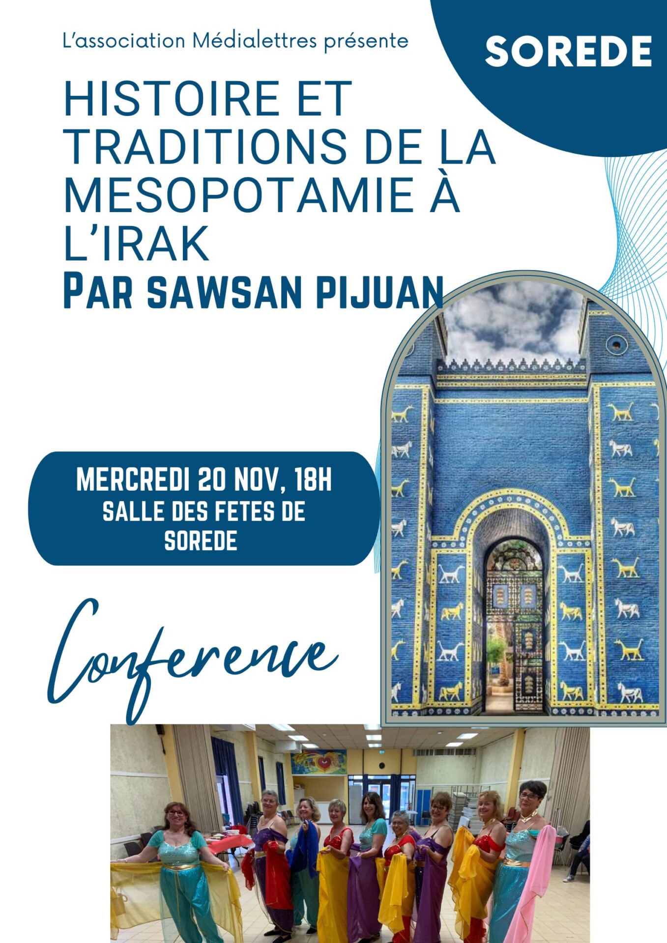 Conférence sur l’histoire et les traditions de la Mésopotamie à l’Irak à Sorède