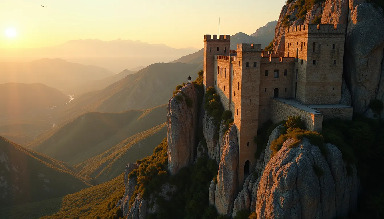 Peyrepertuse : la forteresse cathare à 800m d’altitude qui a vu passer la flamme olympique en tyrolienne