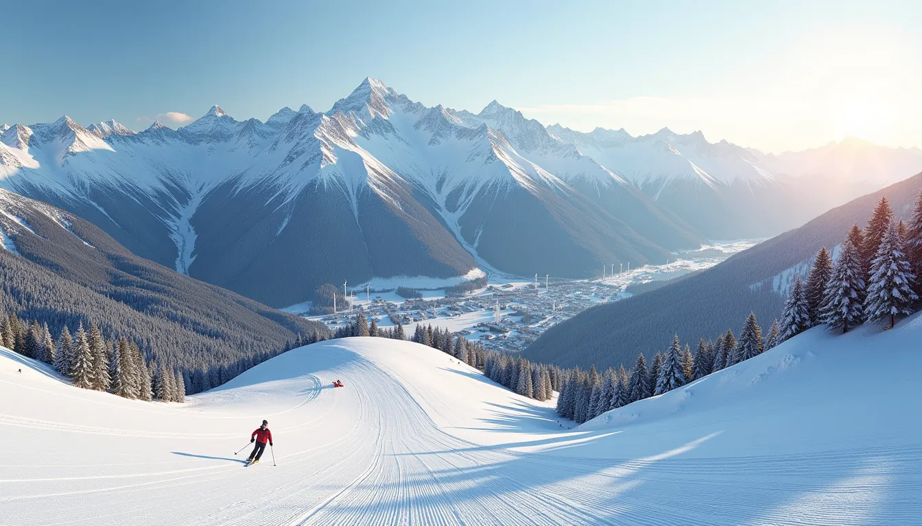 Cette station de ski iséroise où 120 km de pistes côtoient un engagement écologique fort