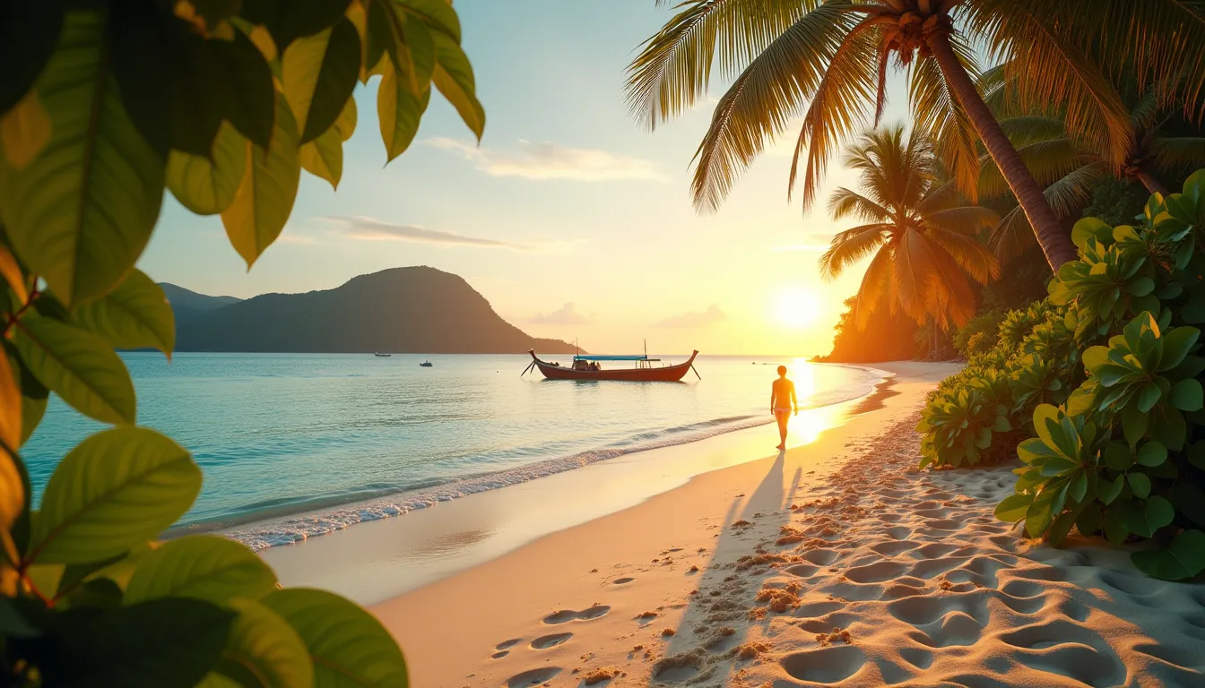 Cette île thaïlandaise de 228 km² où temples bouddhistes côtoient plages de rêve et jungle luxuriante