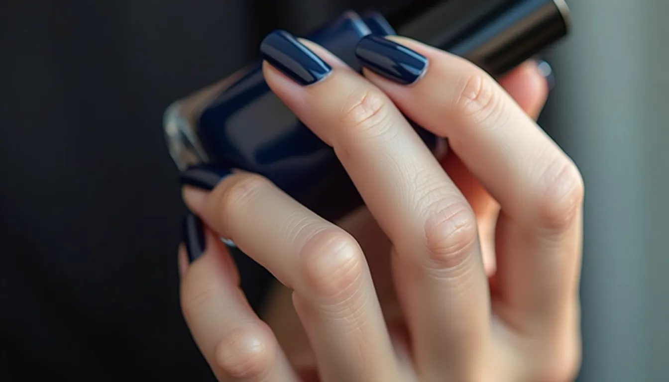 J’ai testé 3 vernis bleu marine pendant 14 jours : voici celui qui a fait sensation en 2025