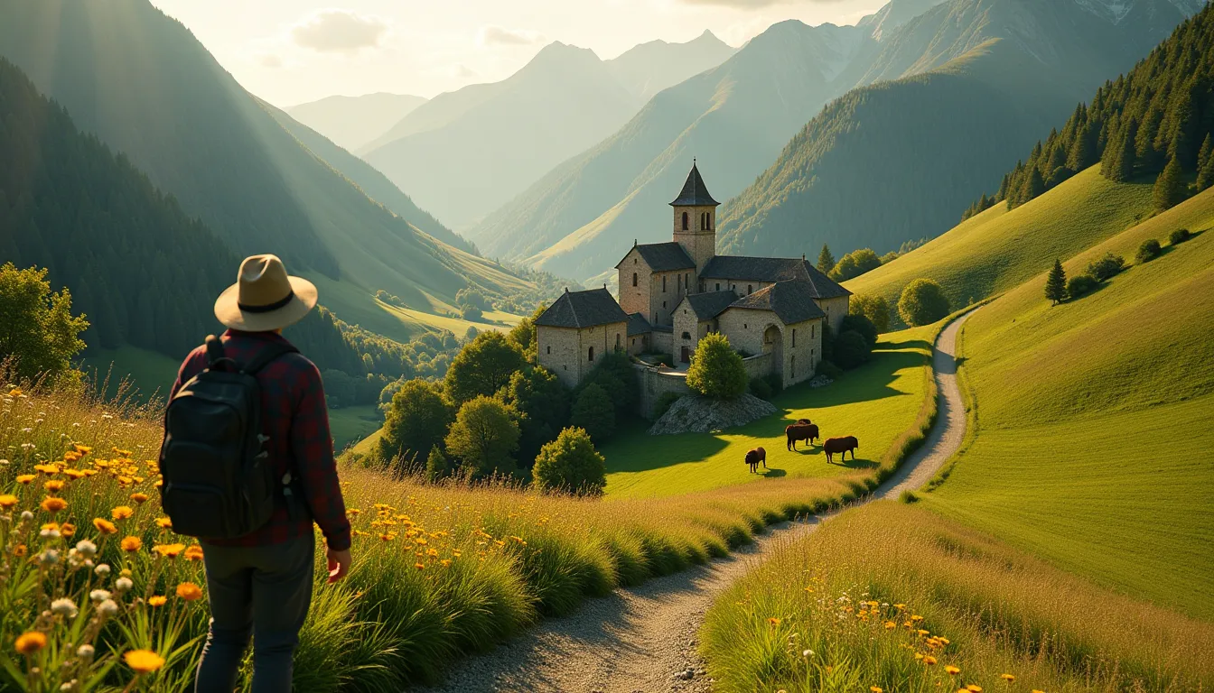 Ce village de 576 habitants niché à 1180m d’altitude où l’Aubrac dévoile ses trésors naturels et médiévaux