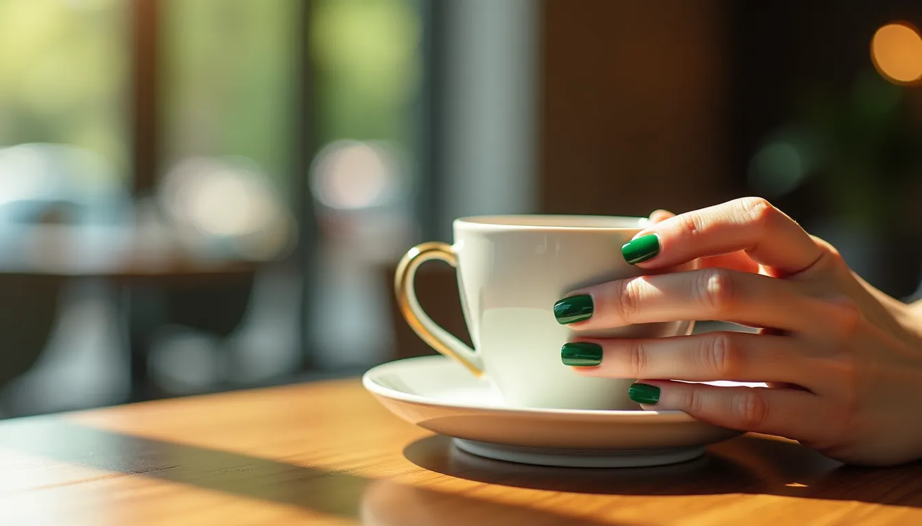 J’ai adopté le vernis vert émeraude pendant 30 jours : l’effet sur ma confiance est surprenant