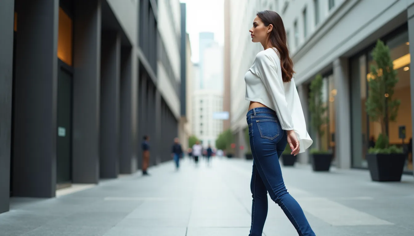 J’ai testé 10 astuces pour paraître plus mince en jean : -3 cm de tour de taille en 30 jours