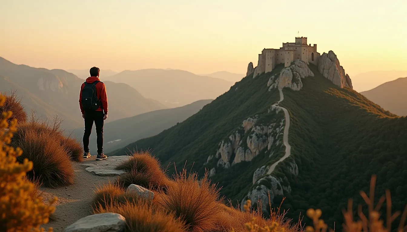 Ce village audois de 92 habitants abrite un château cathare à 800 m d’altitude et offre des randonnées spectaculaires dans les Corbières