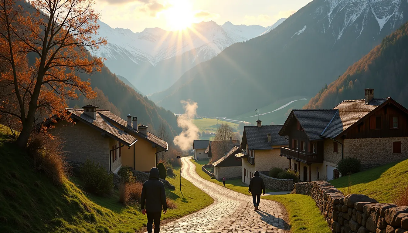 Ce village pyrénéen à 950 m d’altitude offre 36 km de pistes, des thermes et une nature époustouflante