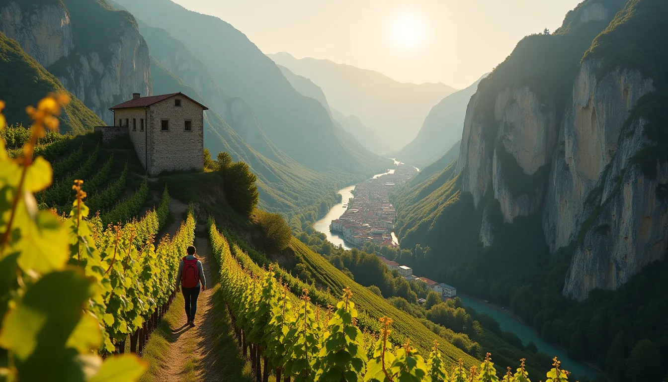 Cette petite ville de Macédoine du Nord, nichée dans une gorge de 955 mètres, allie vignobles centenaires et falaises calcaires