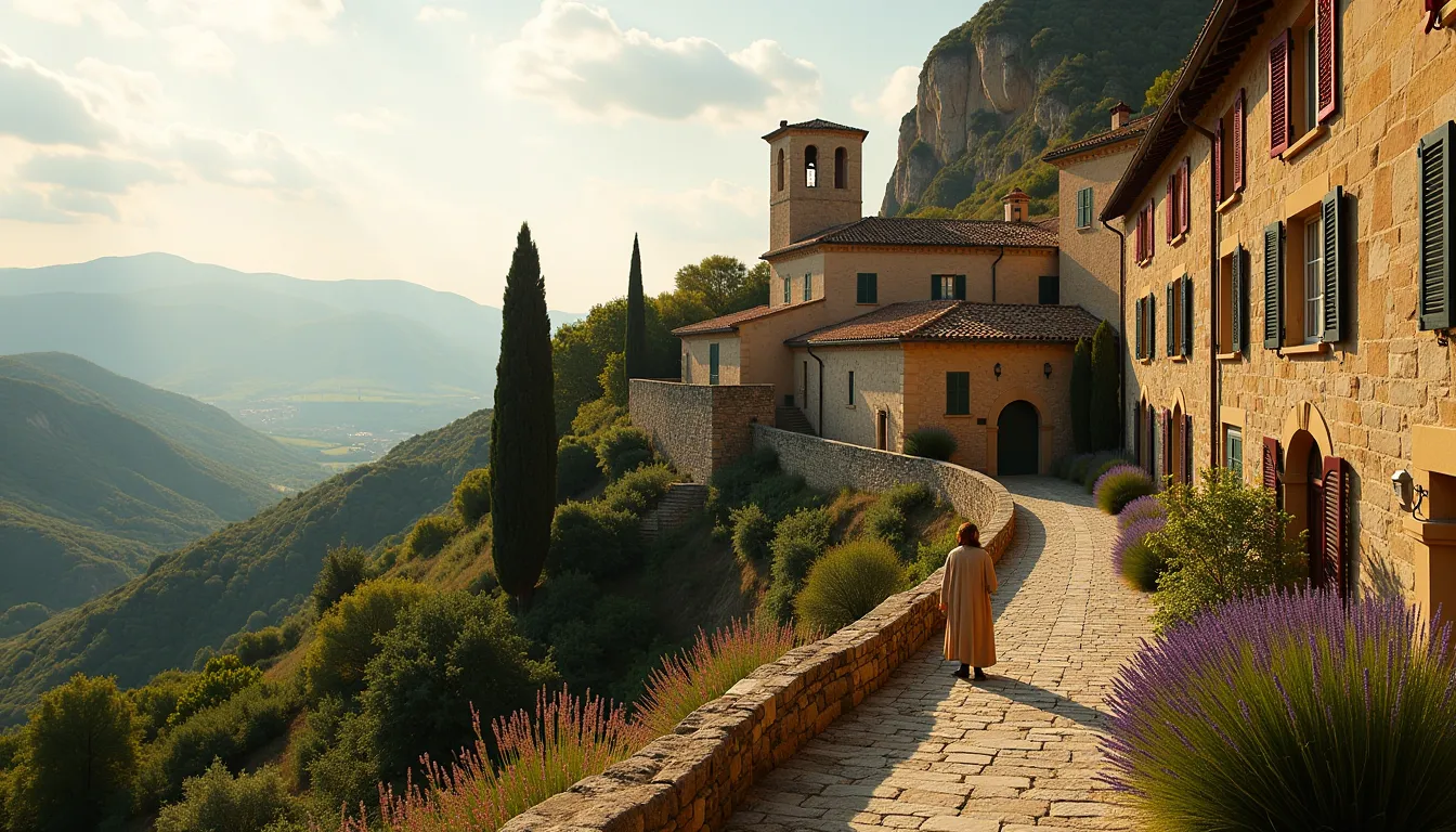 Saignon, un des plus beaux village du Luberon sur la vallée d’Apt