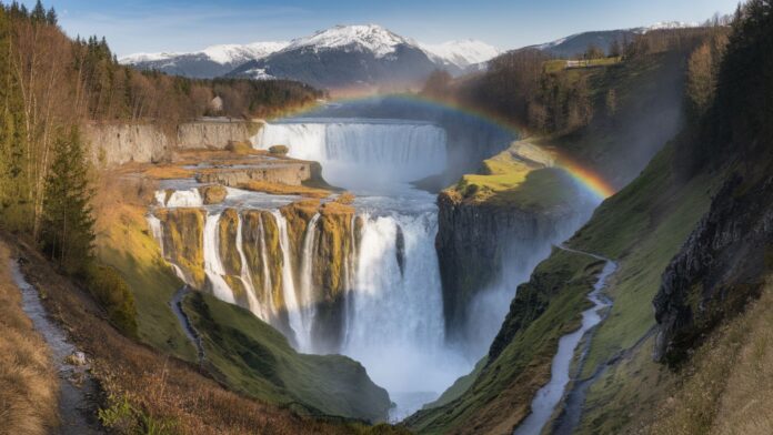 Ce phénomène naturel alpin qui crée des arcs-en-ciel à volonté