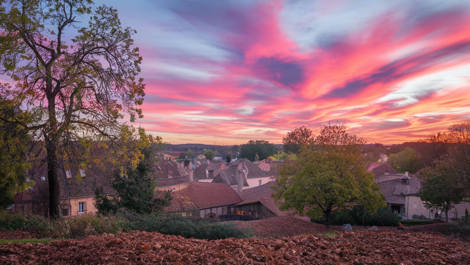 Ce village français offre un coucher de soleil unique au monde