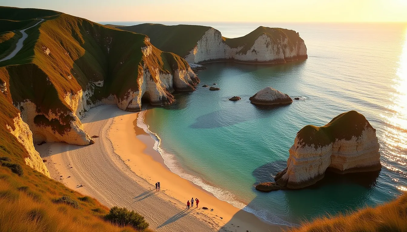 Cette plage bretonne nichée à Saint-Briac-sur-Mer s’étend sur 9 côtes sauvages