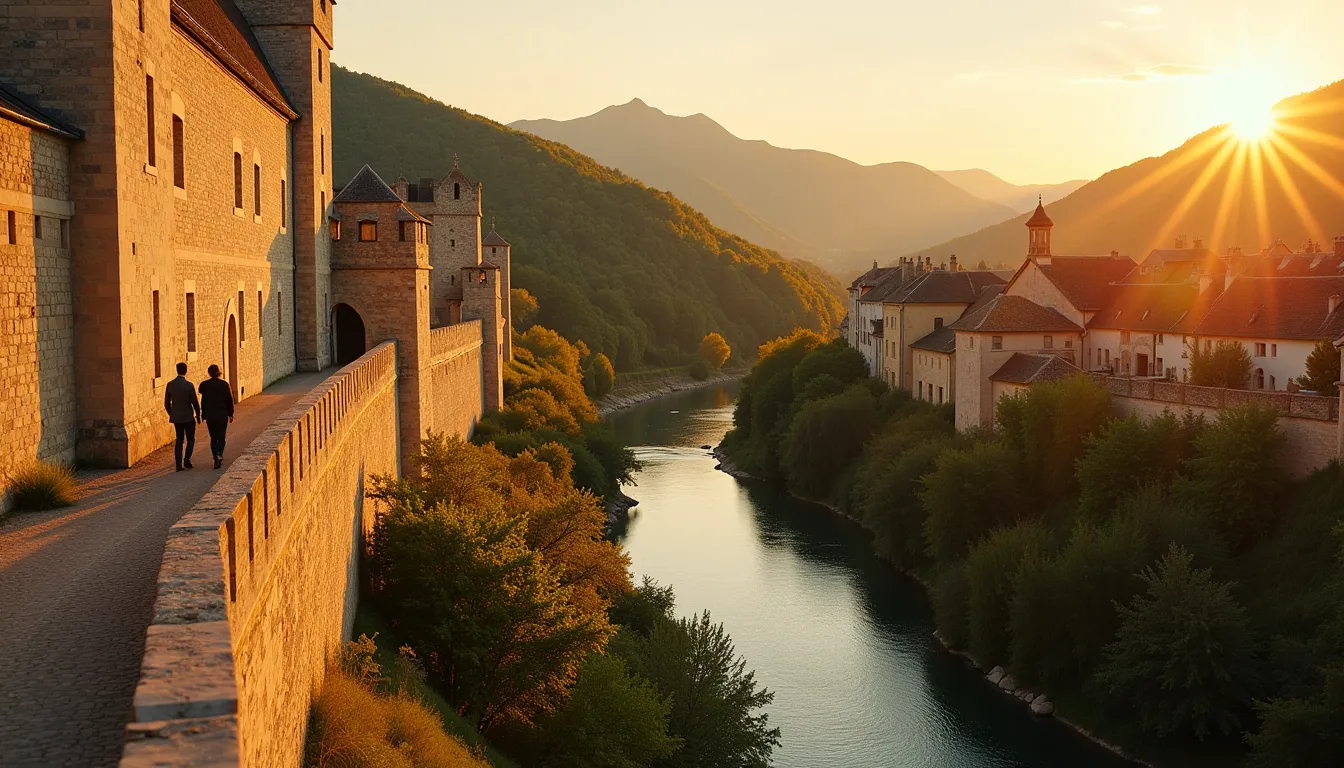 Cette commune où les premiers remparts bastionnés de France résistent depuis 1549