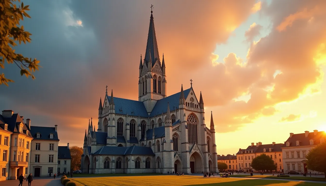 Cette cathédrale immortalisée par Monet où la flèche culmine à 151 mètres de hauteur