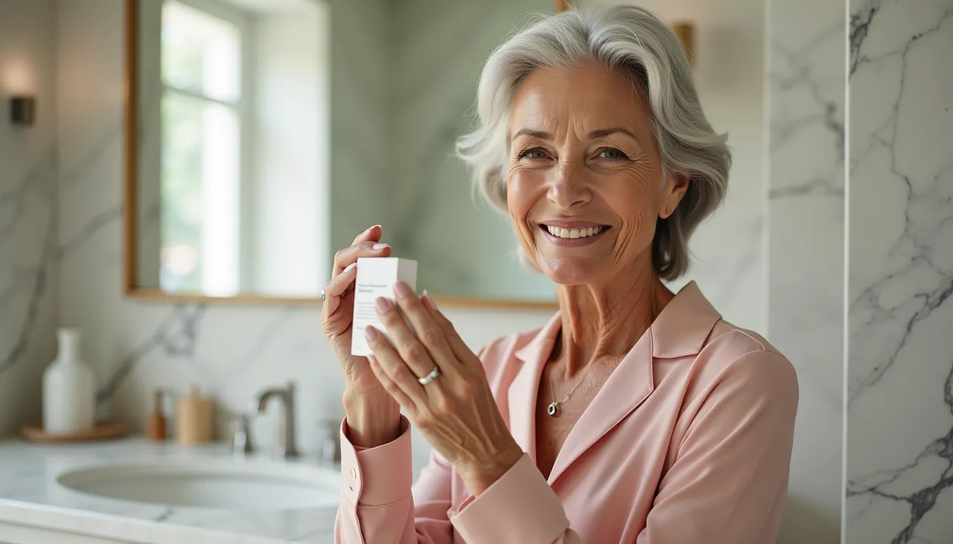 Ma routine beauté anti-âge en 5 étapes pour une peau lumineuse à 70 ans