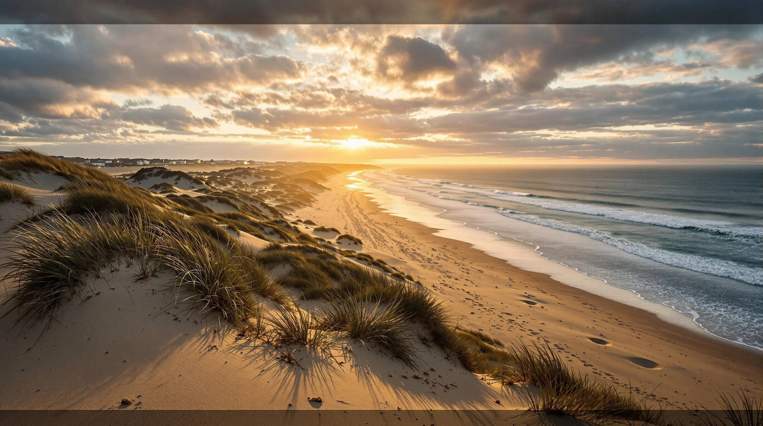 Cette plage sauvage de 8 km où dunes et océan s’unissent près de la Ria d’Etel