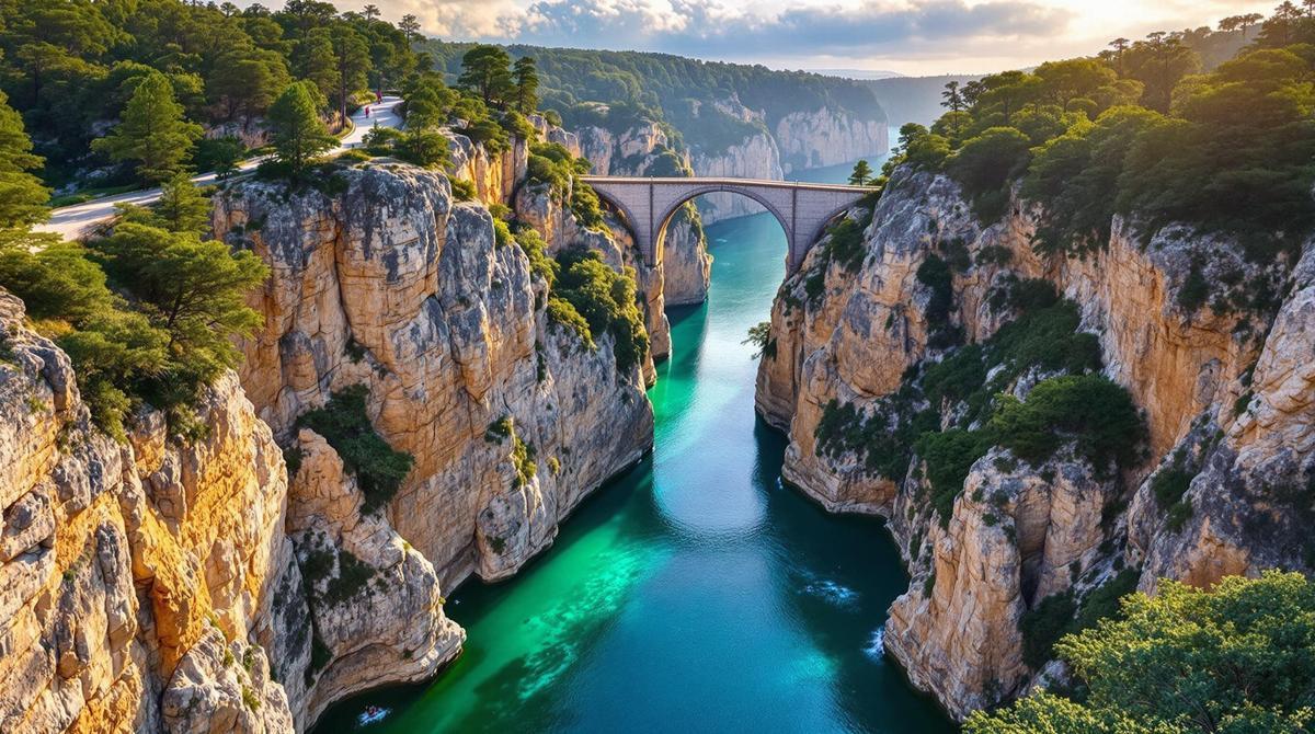 Ce canyon provençal aux eaux émeraude s’étend sur 700 hectares entre Alpes et Provence