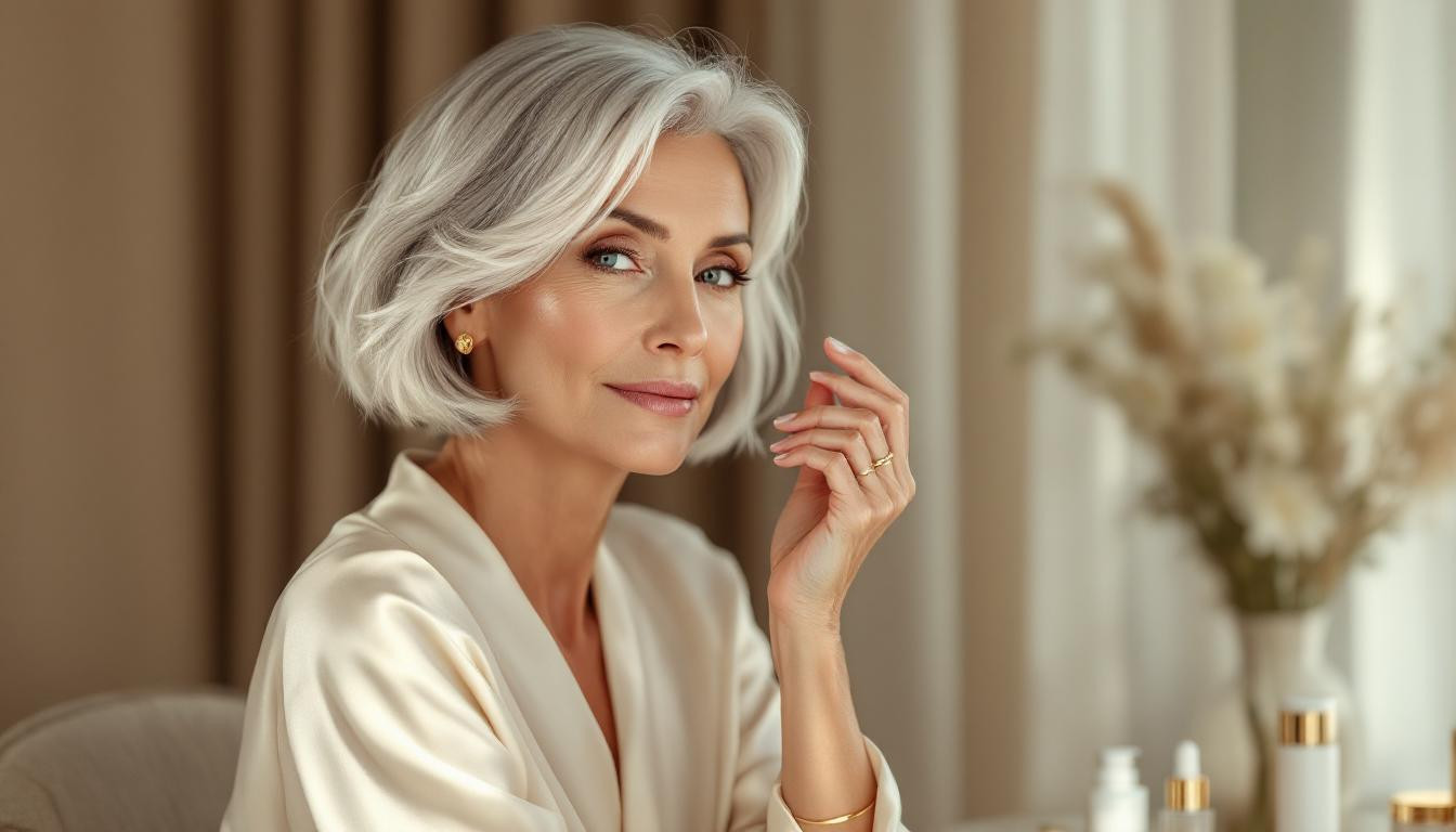 Ma routine beauté et mode qui sublime mon style à 70 ans