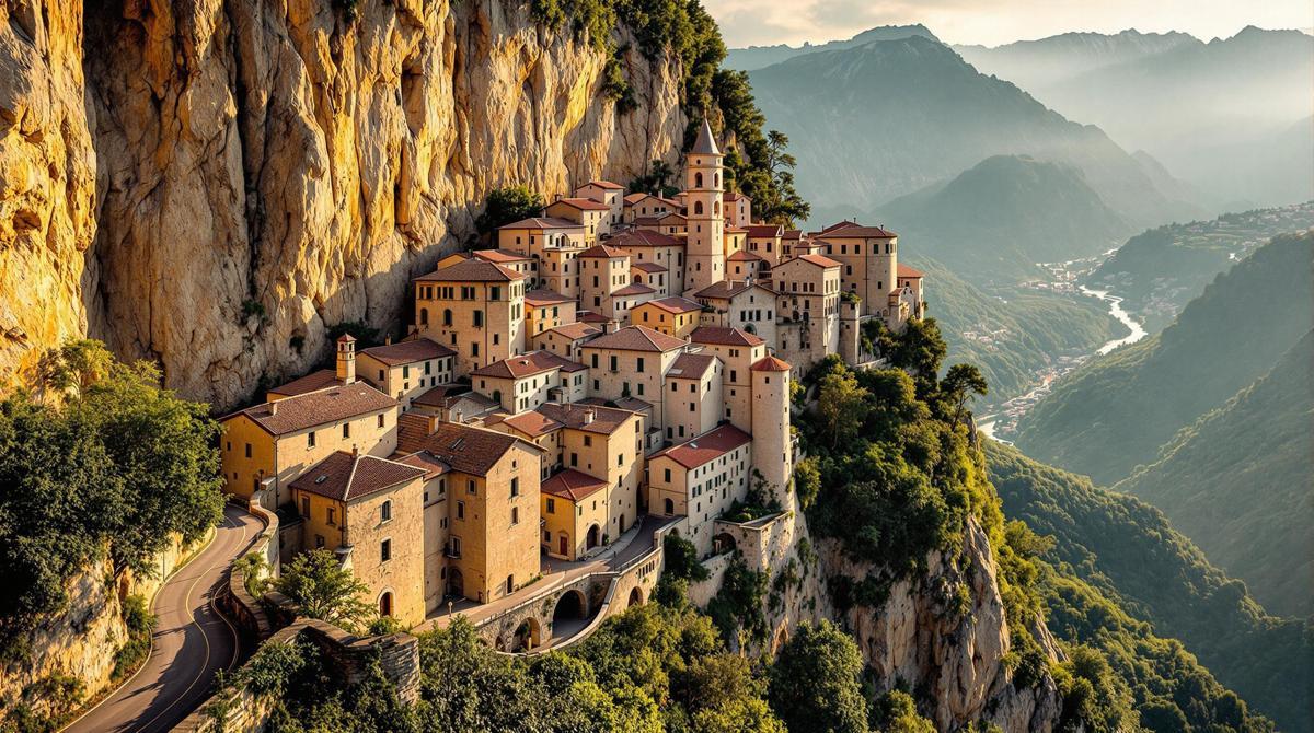 Ce village des Alpes-Maritimes où 449 habitants vivent accrochés à la montagne