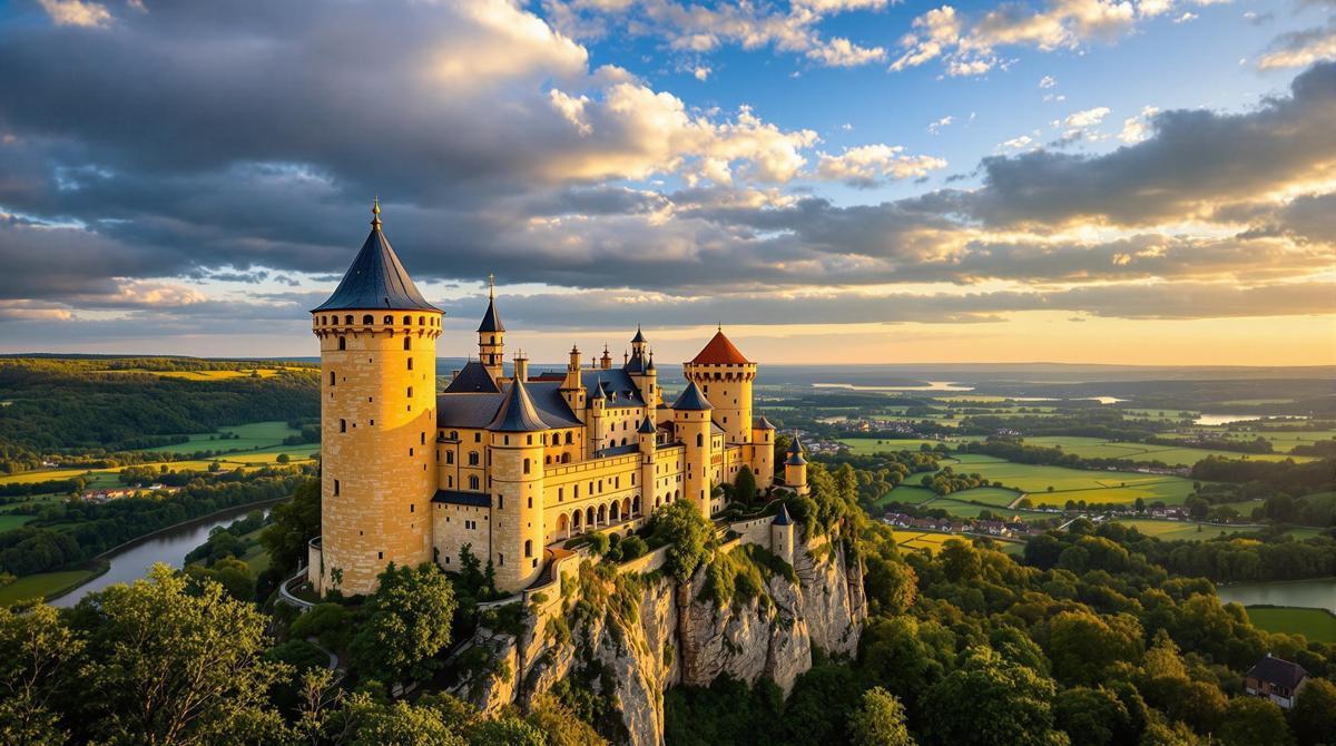 Ce château périgordin où naquit Fénelon en 1651 domine la vallée de la Dordogne