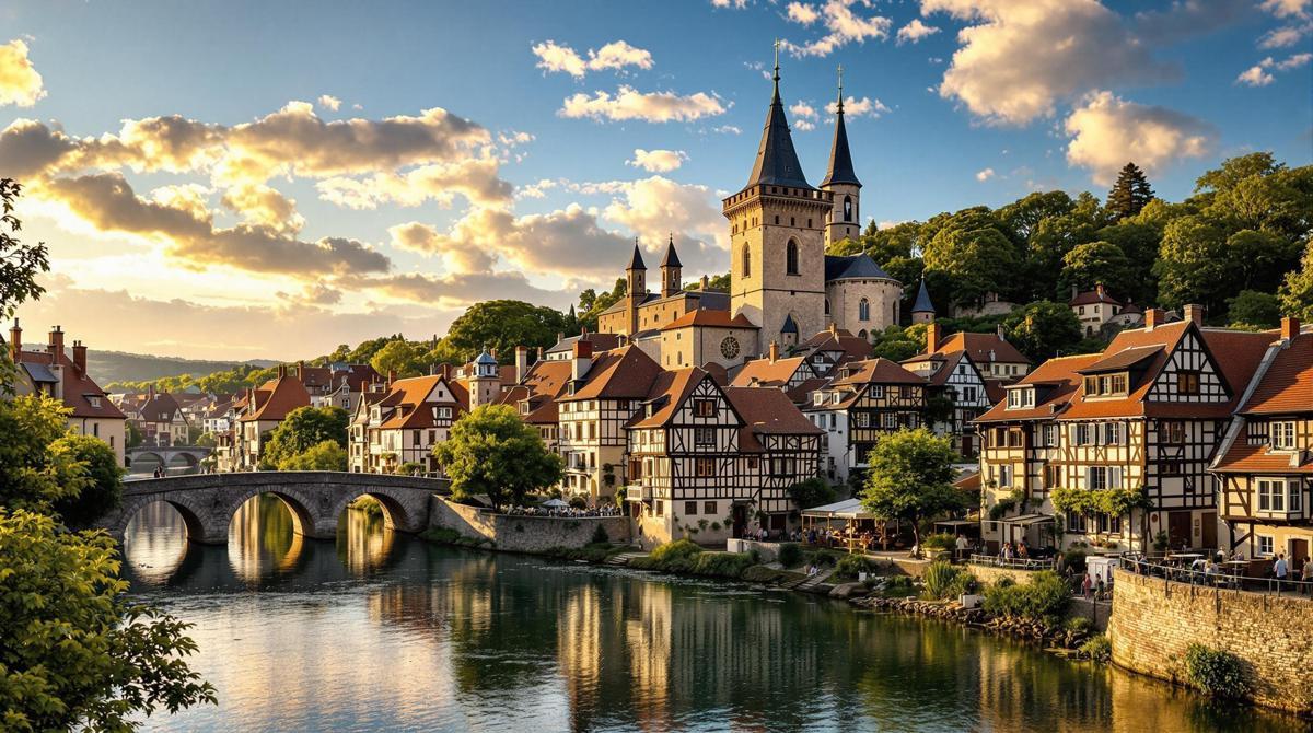 Cette cité médiévale aux 1023 ans dévoile ses canaux au cœur du perche sarthois