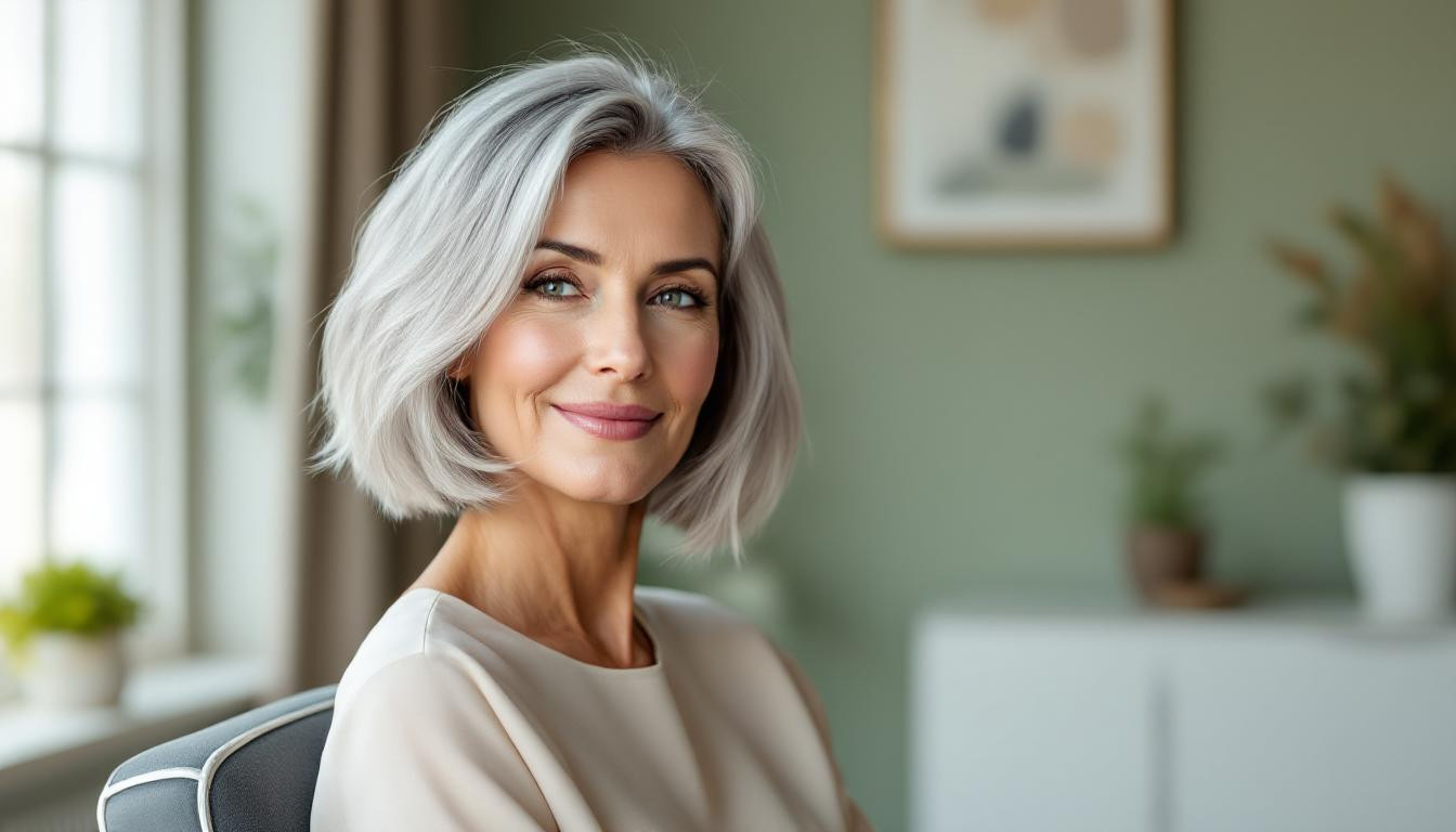 Je sublime mes cheveux à 60 ans avec 3 coupes rajeunissantes faciles à entretenir