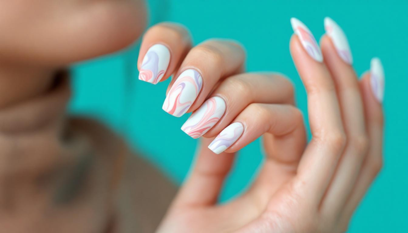 Nail art marbré : 3 techniques simples pour des ongles uniques en 15 minutes